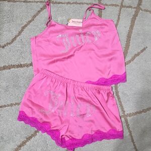 NWT Juicy Couture Vibrant Pink Pajama Set